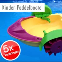 Der Wasserspaß für die noch kleinen Kinder sind unsere Kinderpaddelboote